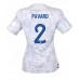 Frankrike Benjamin Pavard #2 Borta matchtröja Dam VM 2022 Kortärmad Billigt